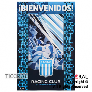 RACING AFICHE BIENVENIDO x 1